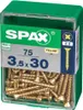 SPAX Universalschrauben gelb vz VG 3,5x30 mm (75 St.) Produktbild-Vorschau 10