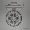 Briloner Plafonnier ventilateur télécommande Ø48cm rond Voir les images du produit 5