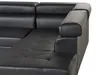 BELIANI 5-Sitzer Ecksofa Schwarz Kunstleder L-Förmig mit Produktbild-Vorschau 6