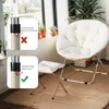 Chaise de camping pliable Fauteuil de camping avec tabouret Voir les images du produit 11