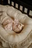 MamaLoes Babynest Soft Baumwolle Ruffle Ecru Design Produktbild-Vorschau 7