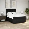 Boxspringbett mit Matratze Schwarz 140x190 cm Stoff Produktbild-Vorschau 3