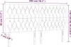 LED Kopfteil Dunkelgrau 200x7x118/128 cm Stoff Produktbild-Vorschau 6