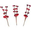 Dekozweige künstlich mit Beeren 8cm, 3 Stück Produktbild-Vorschau 3