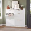 Armoire à chaussures AODEMOKO avec 4 portes, étagère à Voir les images du produit 1