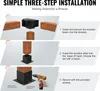 SucceBuy set di staffe per pergola 6''x6'' (interno Anteprima dell’immagine prodotto 6