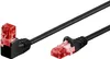 goobay CAT 6 Câble patch 1x coudé à 90° U/UTP noir 1 m Voir les images du produit 1