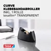 tesa Tischabroller Curve schwarz + 1x Tesafilm Rolle 19 mm Produktbild-Vorschau 7