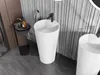 Mexen Onyx-02 lavabo autoportante in conglomerato 45 x 45 Anteprima dell’immagine prodotto 2