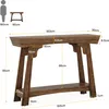 Tribesigns Konsolentisch 105cm mit Lagerung, 2-Tier Holz Produktbild-Vorschau 7