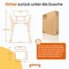 Goliving Verstellbarer Duschstuhl - Abnehmbare Arm- und Produktbild-Vorschau 7