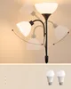 VASAGLE Deckenfluter Stehlampe mit Verstellbarer Leselampe Produktbild-Vorschau 5