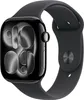 A close-up studio shot of a black Apple Watch with a black sport band. Anteprima dell’immagine prodotto