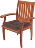 A brown cushion on a wooden chair. Anteprima dell’immagine prodotto