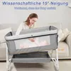 Lit bébé avec table à langer Lit d'appoint réglable en 6 Voir les images du produit 4