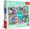 Trefl Disney Stitch 4in1 Puzzel 35-70 Stukjes Náhľad obrázku produktu 9