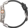 Side view of a smartwatch with a black band. Anteprima dell’immagine prodotto