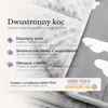 YoCo Med koc obciążeniowy/sensoryczny 120x90cm 2,4kg, Szare Podgląd zdjęcia produktu 6