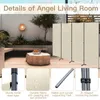 Angel Living 4 Teil 324x169cm Paravent Sichtschutz Produktbild-Vorschau 3