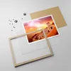 Gerahmtes Poster - Rahmen in heller Eiche - Santorini Produktbild-Vorschau 4
