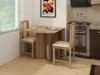 A small dining set with a table and two chairs in a kitchen setting. Náhled obrázku produktu