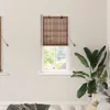 vidaXL Roleta z zasłonami brązowa 60 x 160 cm bambusowa Podgląd zdjęcia produktu 2
