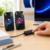 P49C Mini Lautsprecher 6W USB PC Lautsprecher mit LED Licht Produktbild-Vorschau 7