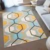Tapiso Teppich LAZUR Modern Blau Creme Gelb Geometrisch 200 Produktbild-Vorschau 1