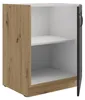 Unterschrank 60 cm Stilo Grau + Eiche Artisan Küchenzeile Produktbild-Vorschau 2