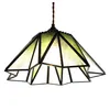 Clayre & Eef Hängeleuchte Tiffany Ø 31x107 cm Grün Glas Produktbild-Vorschau 5