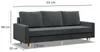 BLANK - Sofa 3-Sitzer  mit Schlaffunktion, Wendekissen, Produktbild-Vorschau 7