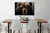 MuchoWow® MuchoWow® Gerahmtes Poster Nahaufnahme Braunbär Produktbild-Vorschau 2