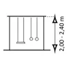AXI Nest Swing Roxy 170x70 cm Nero Anteprima dell’immagine prodotto 5