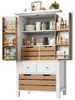 Keukenbuffet met 2 deuren en 5 lades, 80 x 40 x 140 cm, Productafbeelding-voorbeeld 11