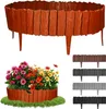GARDENIX Bordure de parterre 2,3 m aspect bois, bordure de Voir les images du produit 5