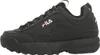 A side view of a black Fila sneaker. Voir les images du produit