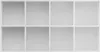 vidaXL Libreria/credenza bianca 66×30×130 cm in materiale Anteprima dell’immagine prodotto 11