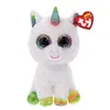 TY unicorno 15 cm bianco/colorato con occhi glitterati Anteprima dell’immagine prodotto 1