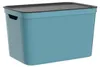 Jive opbergbox met deksel, 16 liter, 3-delig. Stapelbare Productafbeelding-voorbeeld 4