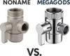 M22/M24 Wasserhahn Adapter Umschaltventil für Küche Bad Produktbild-Vorschau 5