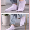 5 Paar kurze Damen-Fingersocken, Baumwoll-Zehensocken Produktbild-Vorschau 4