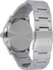 The back view of a silver Seiko watch with a metal band. Produktbild-Vorschau