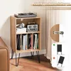 COSTWAY Plattenspieler Regal mit Ladestation, Produktbild-Vorschau 8