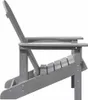vidaXL Adirondack-Stuhl Hellgrau 82 x 74 x 92 cm HDPE Produktbild-Vorschau 5