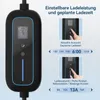 Puluomis Mobile Wallbox 11kW Ladekabel 7m Typ 2/CCS, 2 in 1 Produktbild-Vorschau 5