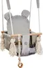 Love Gifts® Babyschaukel aus Holz hochwertig und geeignet Produktbild-Vorschau 1