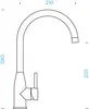 Schock Küchenarmatur Kavus White Gold WGO Produktbild-Vorschau 2