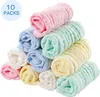 Baby Waschlappen,10 Stücke Baby Musselin Waschlappen Produktbild-Vorschau 1