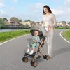 Buggy Poussette pliable ensemble Dossier réglable 0-6 ans Voir les images du produit 9