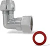 Winkel Verschraubung für Eckventil 3/8 Zoll x 10 mm Produktbild-Vorschau 1
